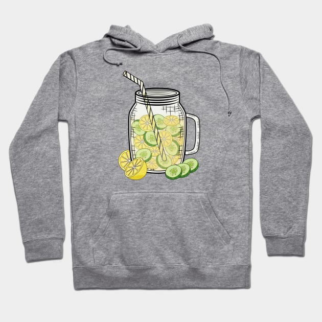 Infused Water Hoodie by Designoholic